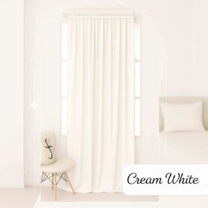 WINDOW door Curtain plain Non ring Rod Pocket Suksukan Curtain.