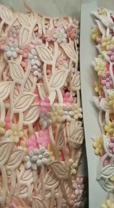 Renda Daun Bunga Organza & Hiasan Sovenir Hnataran