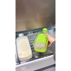 Lưới Đá Có Nắp Ống Hút Đá Khuôn Chai Nước Lạnh Mùa Hè Đa Năng Làm Đá CốcKhay Làm Đá Tủ Lạnh-HAUSE