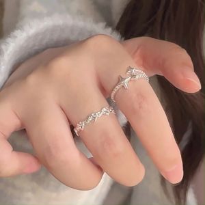 Cincin Wanita Korea Aesthetic Model Bintang Gaya Kekinian CNC22