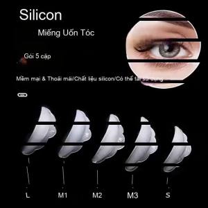 HNKMP | 【5Pairs Silicone Gasket Eyelash Curler Curling Perming Kit Apply Eyelash Curling】