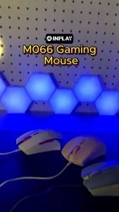Inplay M066 RGB Gaming Mouse Lightweight Hollow Luminous Mouse