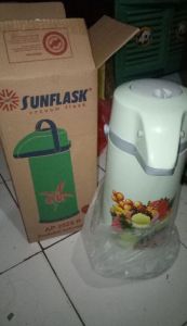 Terlaris Termos Pompa Air Panas / Termos Pencet Sunflask 2.5 Liter Boanerges Official