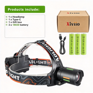 990000000LM Ultra Powerful LED Headlamp Super Bright Long Range 3500M Head Flashlight Rechargeable Head Lantern Fishing Hunting