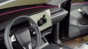 LUCKEASY | Hộp Đựng Đồ Ô Tô LUCKEASY Dành Cho Tesla Model Y/Model 3 Dưới Màn Hình Điều Khiển Trung Tâm Juniper/Model Y L Highland ABS+PVC 2025-2026