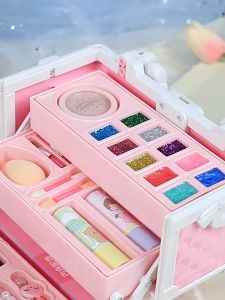 🔥พร้อมส่ง🔥เครื่องสำอางเด็ก ชุดแต่งหน้าเด็ก เครื่องสำอาง เด็ก ออแกนิก ไม่เป็นพิษบรรจุกล่องของขวัญของขวัญวันเกิดของขวัญสำหรับเด็กผู้หญิง