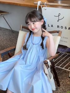 ZANRA ชุดเดรสฤดูร้อนสำหรับเด็กผู้หญิง ชุดเดรสเจ้าหญิงแขนสั้นสำหรับเด็ก