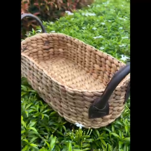 Keranjang Oval Handle Kalep Tempat Saji Wadah Aqua Keranjang Hampers Bahan Enceng Kerajinan Jogja