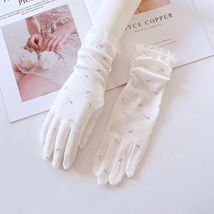 onecity.Summer ladies sun protection gloves anti-UV non-slip light breathable fresh and sweet gloves