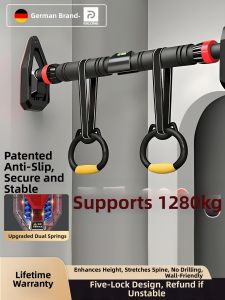 REXUELONG | Indoor No-Drilling Wall Pull-Up Bar