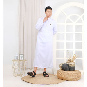 Jubah Gamis Pria Muslim Dewasa Baju Lebaran Ramadan 2025 Terbaru