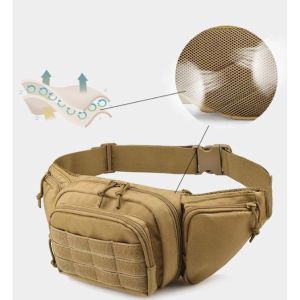 Outdoor Tactical Chest Bag Multifunctional Sport Waist Bag Portable Travel Cell phone Bag For Gift