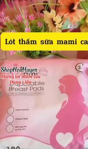 Miếng lót thấm sữa MAMICARE siêu thấm hút tiện dụng an toàn cho mẹ  miếng dán thấm sữa