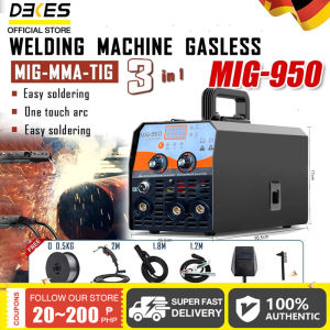 DEKES Welding Machine MIG/TIG/MMA 3IN1 Gasless Inverter Welding Machine IGBT DC Inverter Welder Portable