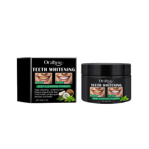 oralhoe | Teeth Whitening Powder Deep Cleaning Reduces Yellow Teeth Remove Coffee And Tea Stains To Freshen Your Mouth Daily Dental Care