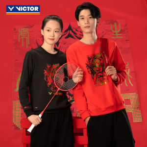Victor Victory Badminton Clothing Tiger Tiger Shengwei Series T-Cnyt102 Long Sleeves Sweatshirt