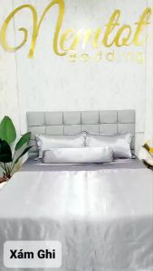 📛GIÁ SHOCK📛 Ga (Drap) Phi Lụa Silk Cao Cấp Ga Lẻ Bọc Nệm Đủ Size Ga Nệm Phi Lụa Nằm Mềm Mượt Mát _ Nemtot Bedding