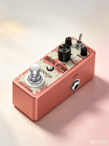 Rowin LEF-3806 Octpus Polyphonic Octave Guitar Effect Pedal 3 Modes Top/Bottom/Both 11 Octave Tone Presets True Bypass