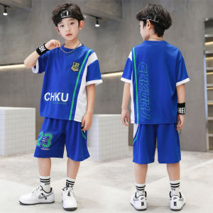 Bộ Đồng Phục Bóng Rổ Tay Ngắn Mùa Hè Cho Bé Trai Nhanh Khô Thể Thao Quần Áo Thi Đấu Mới 2025 Trẻ Em Tiểu Học Tập Luyện