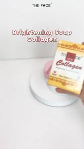 Sabun Collagen THE FACE BPOM | Cerahkan Haluskan Kulit Wajah & Badan | Sabun Original