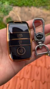 Ốp chìa khoá TPU xe kia cerato 2014-2018 Soluto Optima rio k3 k5... 3 nút cao cấp