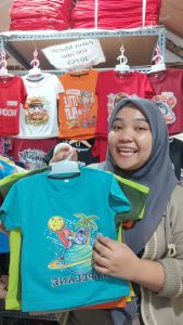 Baju Kaos Atasan Anak Laki Laki Motif Space Galaxy Cowok Keren Umur 1 - 10 Tahun - Code8.id - DTF