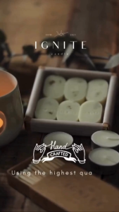 IGNITE I Aromatherapy Wax Melt 1PC I Organic Scented Soy Wax I Certificated Essential Oil