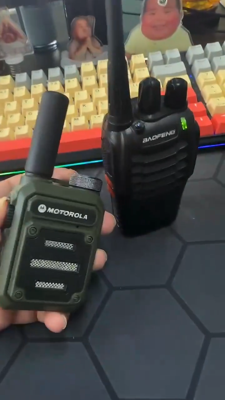 Motorola mini Walkie Talkie 30KM 30W | 29800mAh Battery 400-470MHz UHF IP54 Waterproof intercom for family outdoor