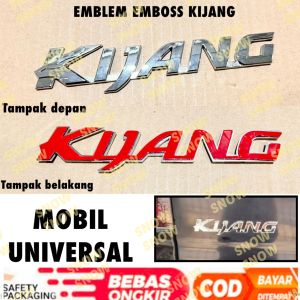 Emblem Kijang Mobil Universal 15 cm Cover Chrome