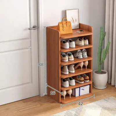 Rotating Stand Home Entrance Space Shoe Rack Simple Multi-layer round Cylinder Cabinet Iron Material No Door Geometric Pattern