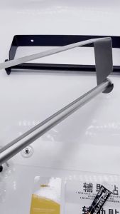 Wall Mounted Stainless Steel Paper Towel Holder Roll Paper Stand Punch-Free Towel Rack Tissue Holder for Kitchen Bathroom