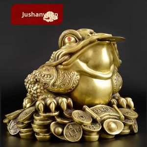 JUSHANYUAN | Wealth Attracting Golden Toad Ornament