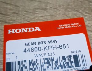 GEAR BOX ASSY HONDA WAVE 125 XRM 125 CARB 44800KPH651 THAILAND GENUINE PARTS