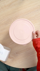 Inochi Hokkaido Round Food Container Set of 3 – 500ml to 2000ml – BPA-Free Antibacterial Microwave & Freezer Safe