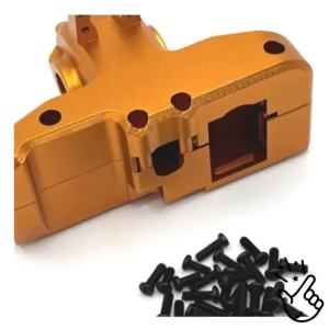 Belakang Gear Cover Gear Cover untuk Hyper GO MJX 1/14 14209 14210 aksesori Metal Upgrade Parts Kit Rc Crawler Car Truck Buggy