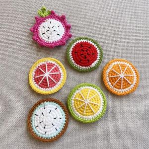 Handmade Crocheted Fruit Watermelon Hair Clip: Stylish & Unique Hair Accessories