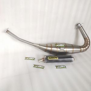 Knalpot ARROW EXHAUST ninja r rr ss pemasangan PNP tinggal pasang suara kering