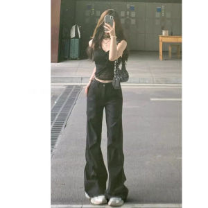 High Waist Loose Flared Trousers
