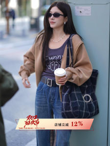 Casual Loose Hoodie Jacket Basic Solid Color Zipper Hood Shirt Personality Fashionable Comfortable Cotton Polyester Blend