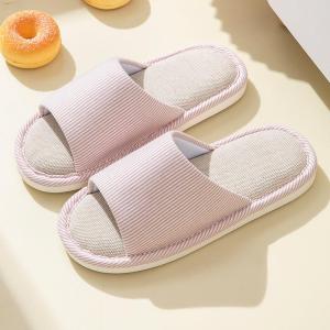 Dép Vải Lanh Cotton Mùa Hè Cho Cặp Đôi Dùng Trong Nhà Dép Đi Trong Nhà Chống Khuẩn Dùng Cho Trẻ Em Bố Mẹ Và Trẻ Em Mùa Đông Mùa Hè Mùa Xuân Mùa Thu