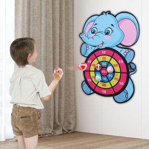 Kids Throwing Sticky Ball Cartoon Darts Sticky Ball 2 Years Old 3 Baby Boy Dart Plate Matching Educational Toys