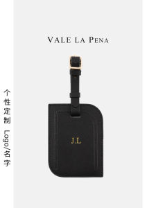 Special-Interest Design Classy Authentic Leather Tactile Feel Luggage Tag Custom Logo Name Suitcase Luggage Bags and Duffel Bags Tag Pendant