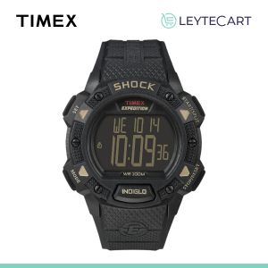 Timex Mens Expedition Base Shock 45mm Watch T49896 Shock Resistant Outdoor Digital Sports Watch