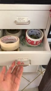 Metal Office Cabinet 3/5/6L Metal Drawer Cabinet with Lock Home Bedroom Storage File Cabinet with Wheels Movable File Cabinet