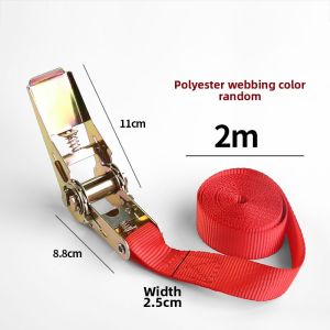 25mm Ratchet Strap No Hook Tensioner for Car Truck Bicycle Binding Rope Fixed Brake Rope Fastening Belt Clamps Accessories