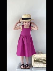 Váy đi biển cho bé gái đầm 2 dây bé gái xinh xắn váy mùa hè cho bé gái hở lưng - Life Style 4U