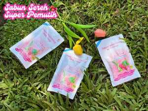 SUPER WHITENING MILK SOAP Sabun sereh cranberry/ sabun sereh pemutih alami aman BPOM