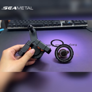 SEAMETAL Magnetic Car Phone Holder Screen Clip Mount Quick Lock Navigation Stand Anti Shake