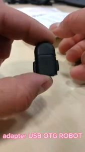 OTG Penghubung Flashdisk Ke Hp - Kabel OTG Usb E To Micro Usb bentuk Robot Android