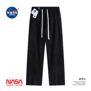 WASSUP PANDA Mens Casual Straight Leg Sports Pants Pure Color Simple Design Drapey Sweatpants Fashionable And Comfortable